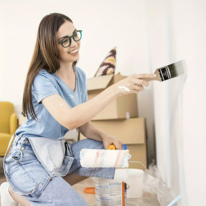 5pc Paint Brushes Set for Wall Cabinet Fence Deck