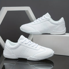 Girls' Lightweight Non Slip Cheer Shoes for Indoor Training