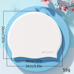 Silicone Swimming Cap Waterproof Non slip High Elastic Diving Cap