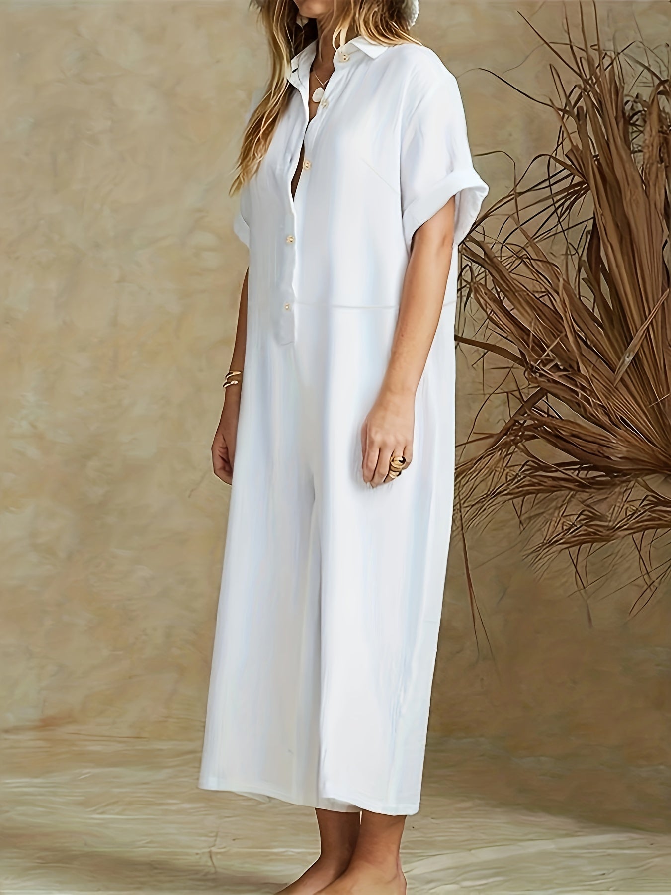 Casual Jumpsuit Wide Leg Jumpsuit