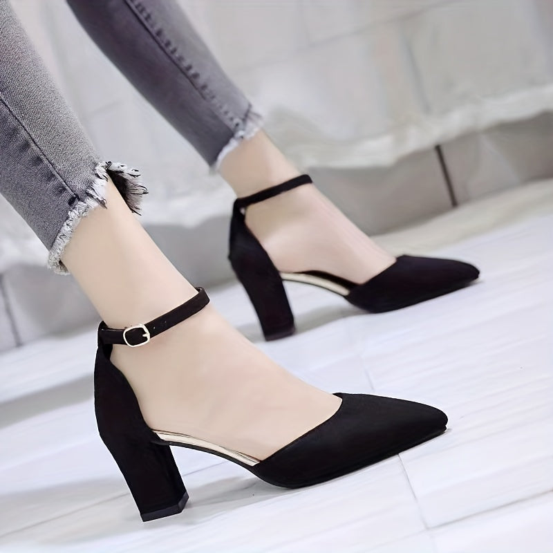 Women's Solid Wedges Sandals Point Toe Strappy Back Shoes