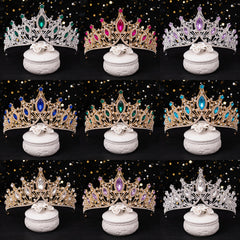 Rhinestone Crown Headband Wedding Bridal Hairband Party Tiara Decorations