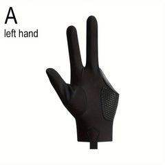 1 Pair Professional Three Finger Billiard Gloves