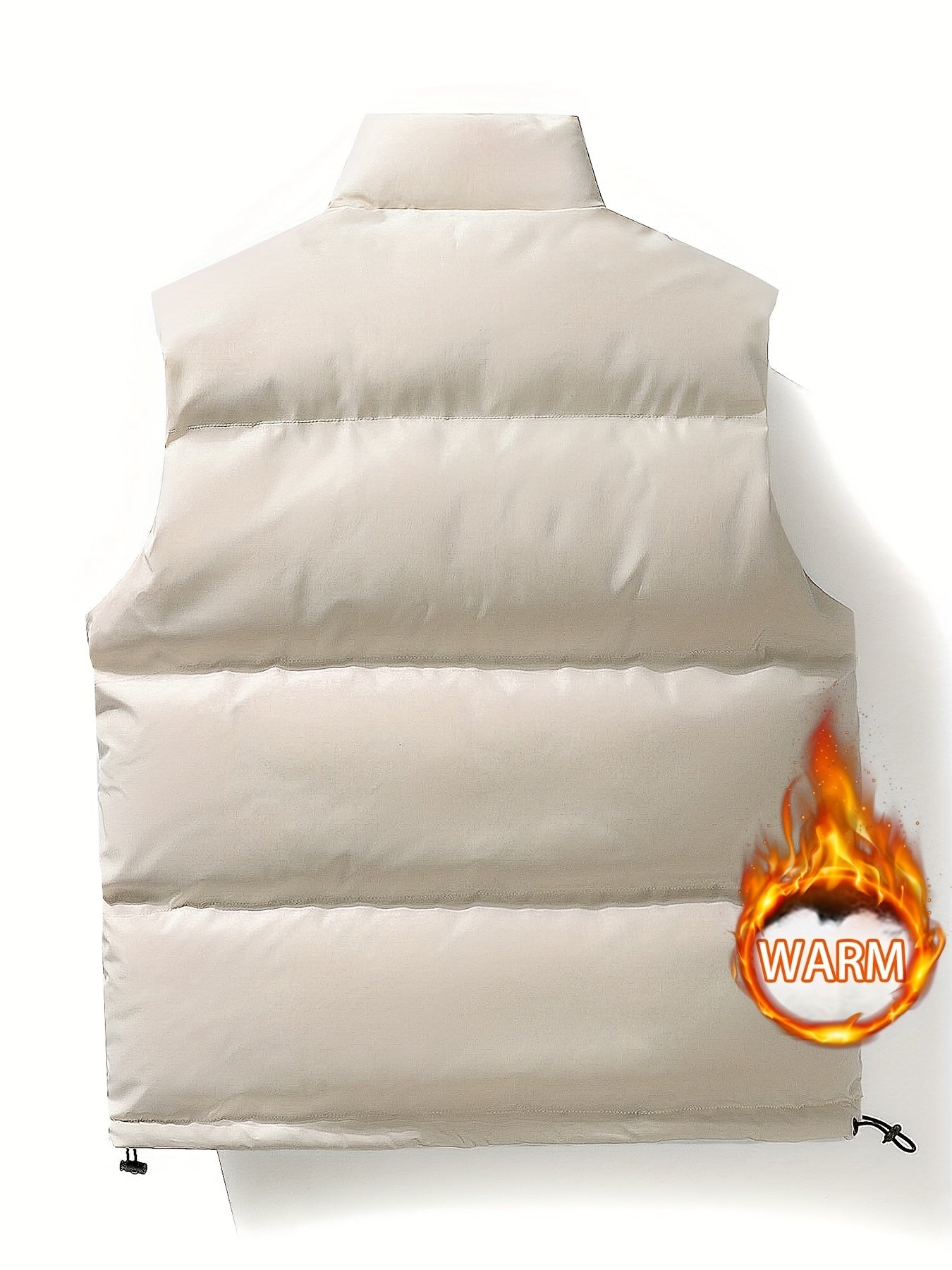 Men's Casual Plush Lining Winter Vest