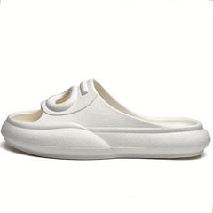 Men's Funny Slides Casual Non Slip Slippers Open Toe Shoes Indoor Outdoor
