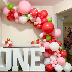 Strawberry Party Decoration Balloon Garland Set - Birthday Party Supplies