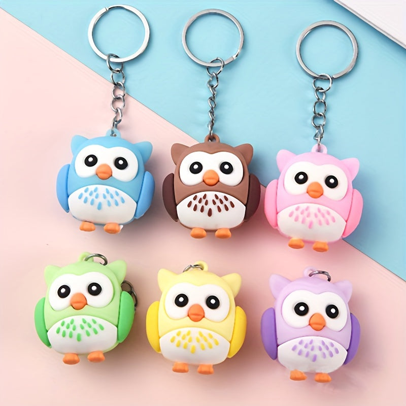 Owl Keychain Creative Animal Key Pendant Gift