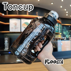 1500ml Sports Water Bottle Leakproof Outdoor Water Cup