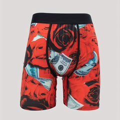 Men's Vintage Rose Boxer High Stretch Comfort