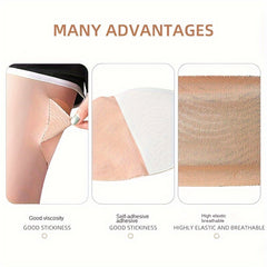 Thigh Anti Friction Pad Unisex Invisible Patch Sticker for Outdoor Sports