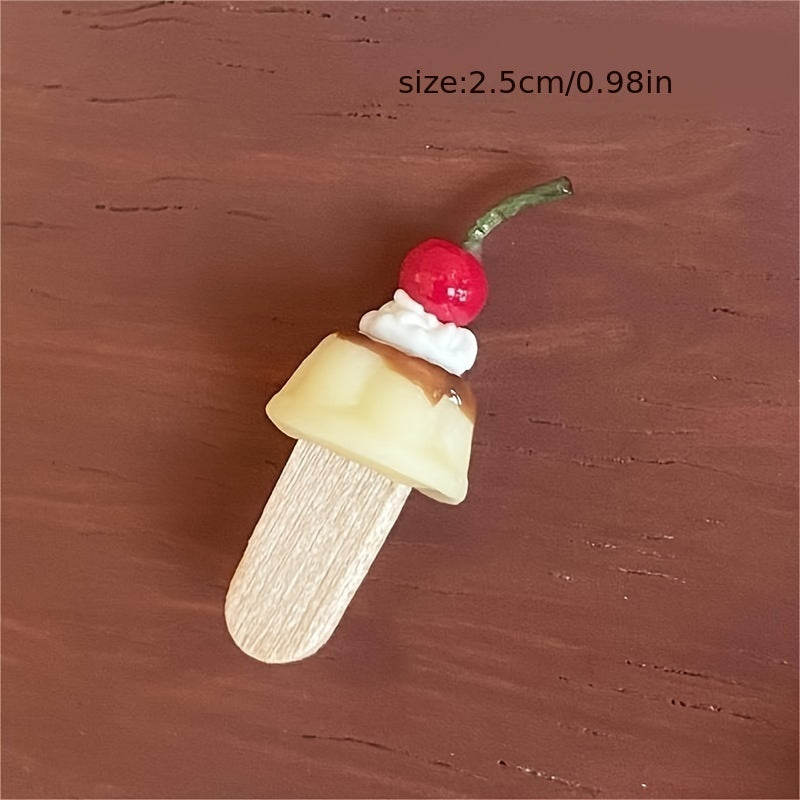 Dollhouse Mini Food Play Pudding Stick Decoration