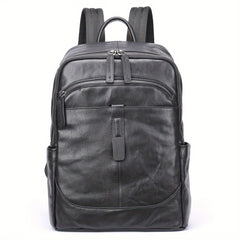 Casual Leather Backpack 35 56 Cm Laptop Bag Lightweight