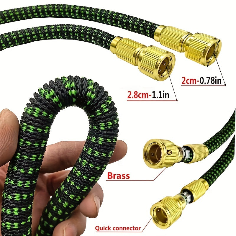 Flexible High Pressure Garden Hose 125ft for Lawn Irrigation