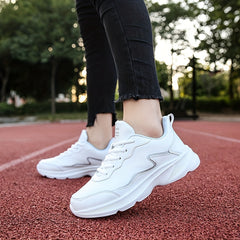 Waterproof Breathable Faux Leather Non Slip Sneakers