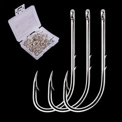 100pcs Strong Fishing Hooks Size 1 12 Japan Fishhooks w Portable Box