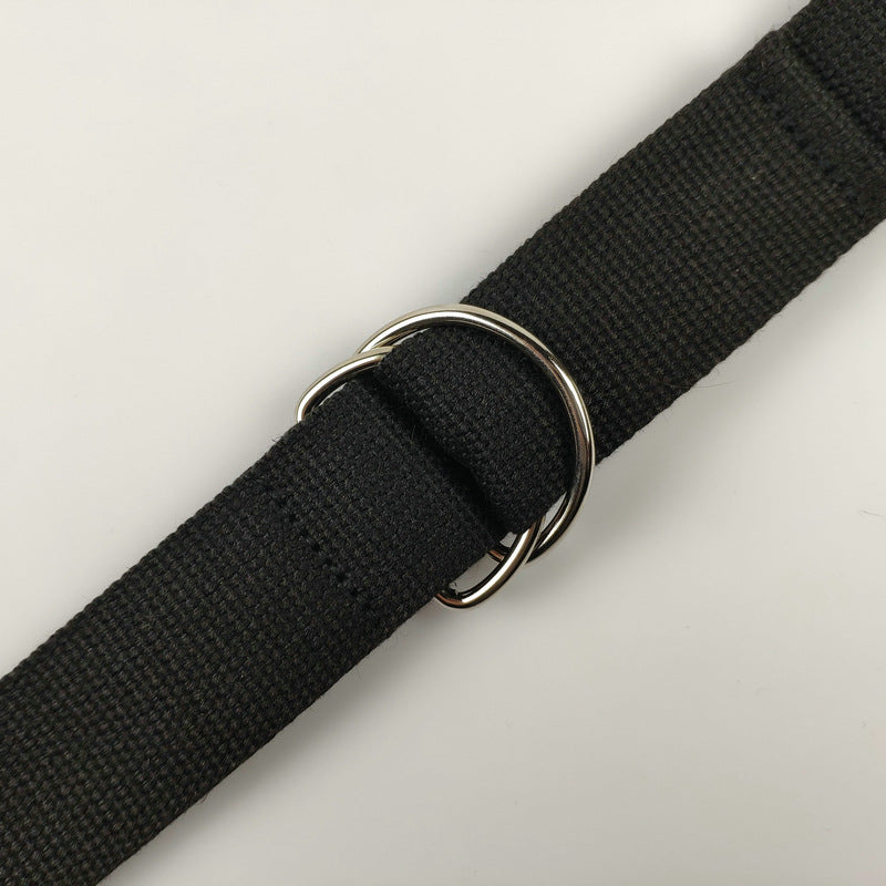 Double D Buckle Canvas Belt