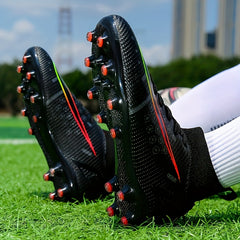 Boy's Non Slip AG Football Cleat Outdoor Soccer Shoes