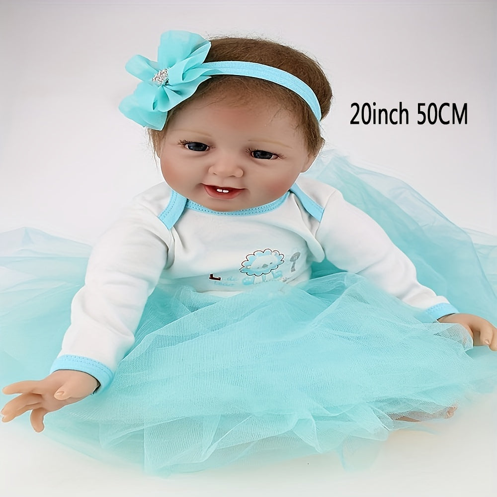50 cm Reborn Baby Dolls Vinyl, Realistic Lifelike Reborn Babys Doll