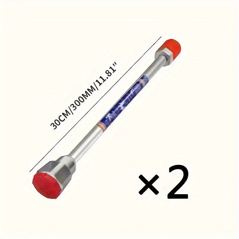 2pcs Extension Rod for Airless Paint Spray Gun Lightweight High Strength