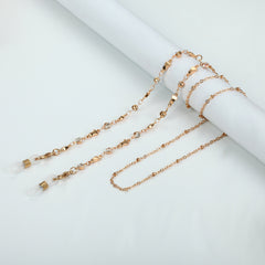 Alloy Plum Pentagram Butterfly Mask Chain Glasses Lanyard