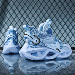 Men's High Top Basketball Shoes Non Slip Sneakers Spring Summer