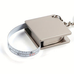 1pc Retractable Ruler Tape Key Chain Outdoor Camping Hiking