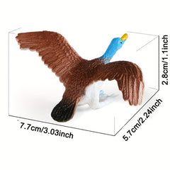 12pcs Bird Animal Model Toys Set for Christmas Halloween Birthday