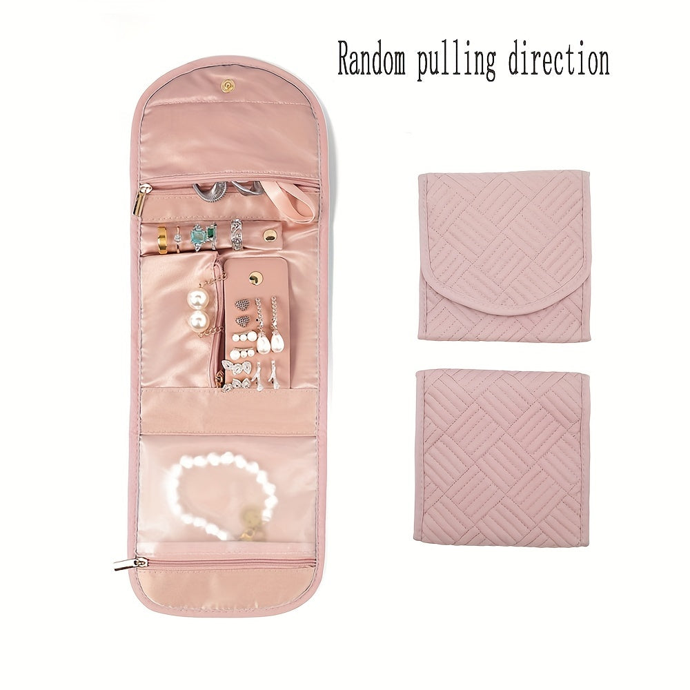 Foldable Jewelry Storage Bag Travel Jewelry Organizer