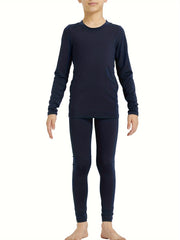 Boys 2pcs Underwear Set Quick Drying Bodycon Shirt Pants