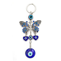 Tree Of Life Evil Eyes Keychain Handcraft Hanging Decor Good Luck Keychain