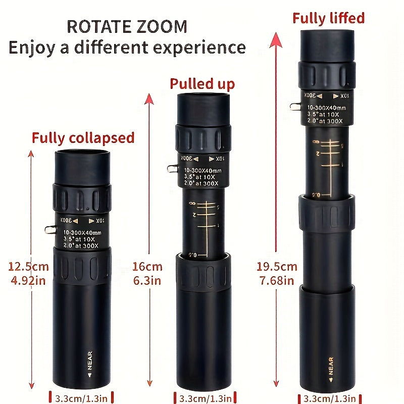 Portable Telescope w/ Phone Stand & Tripod - Outdoor Concert Camping