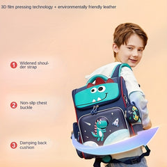 Kids 3D Cartoon Backpack Spine Protection Waterproof Backpack