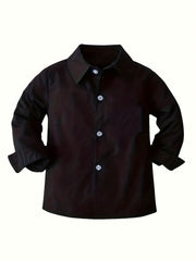 Boys Long Sleeve Shirt with Bowtie