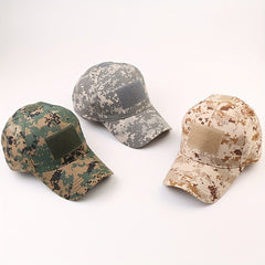 Tactical Camo Baseball Cap Sunscreen Hat for Army Hiking
