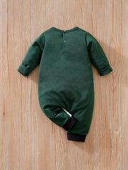 Giraffe Pattern Baby Overalls Spring Autumn Jumpsuit