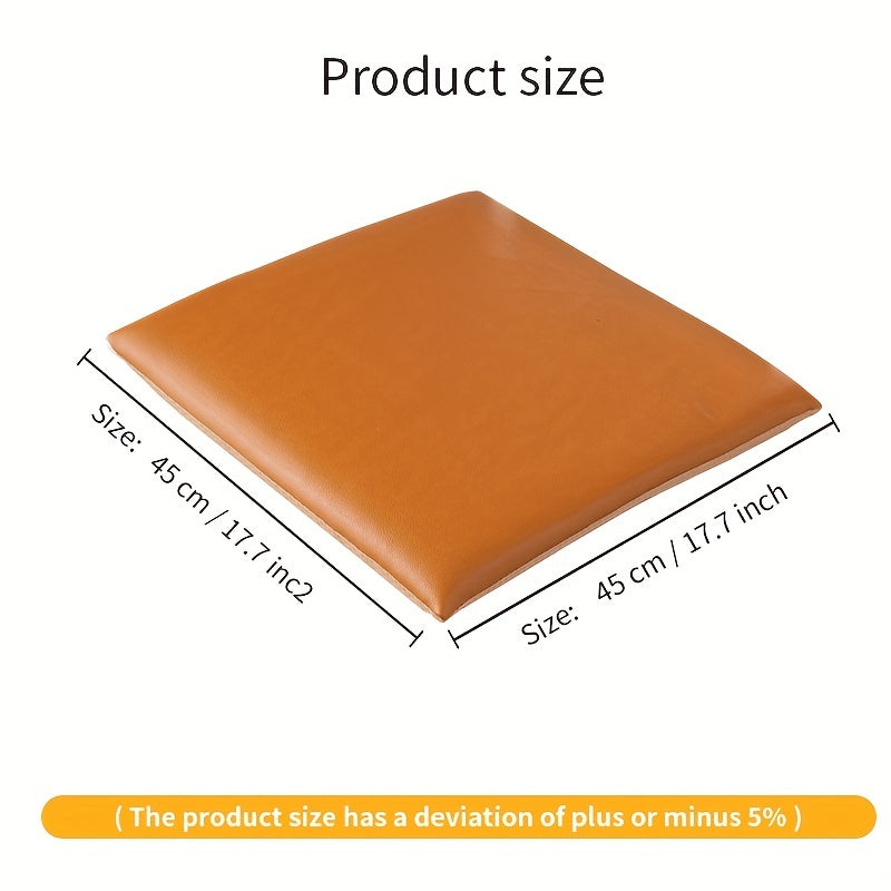 Leather Stool Cushion Waterproof Soft Resilient Thickened Melt-blown Interlayer
