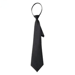 Wide Zipper Tie Graduation Team Safety Student Tie