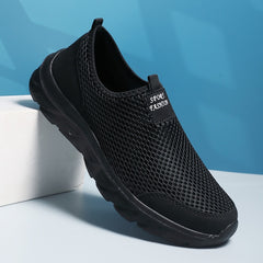 Men's Mesh Slip on Sneakers Lightweight Walking Shoes