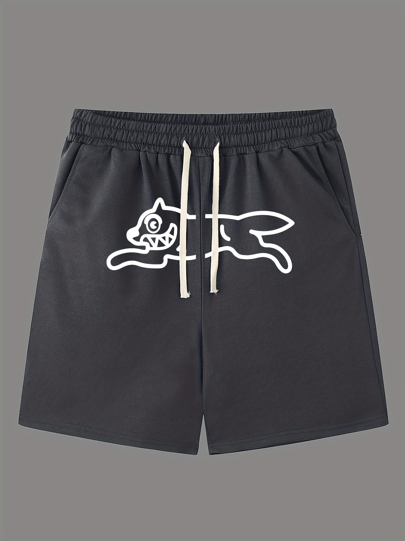 LOS ANGELES Print Men's Street Style Shorts