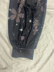 Floral Print Long Sleeve Open Front Cardigan