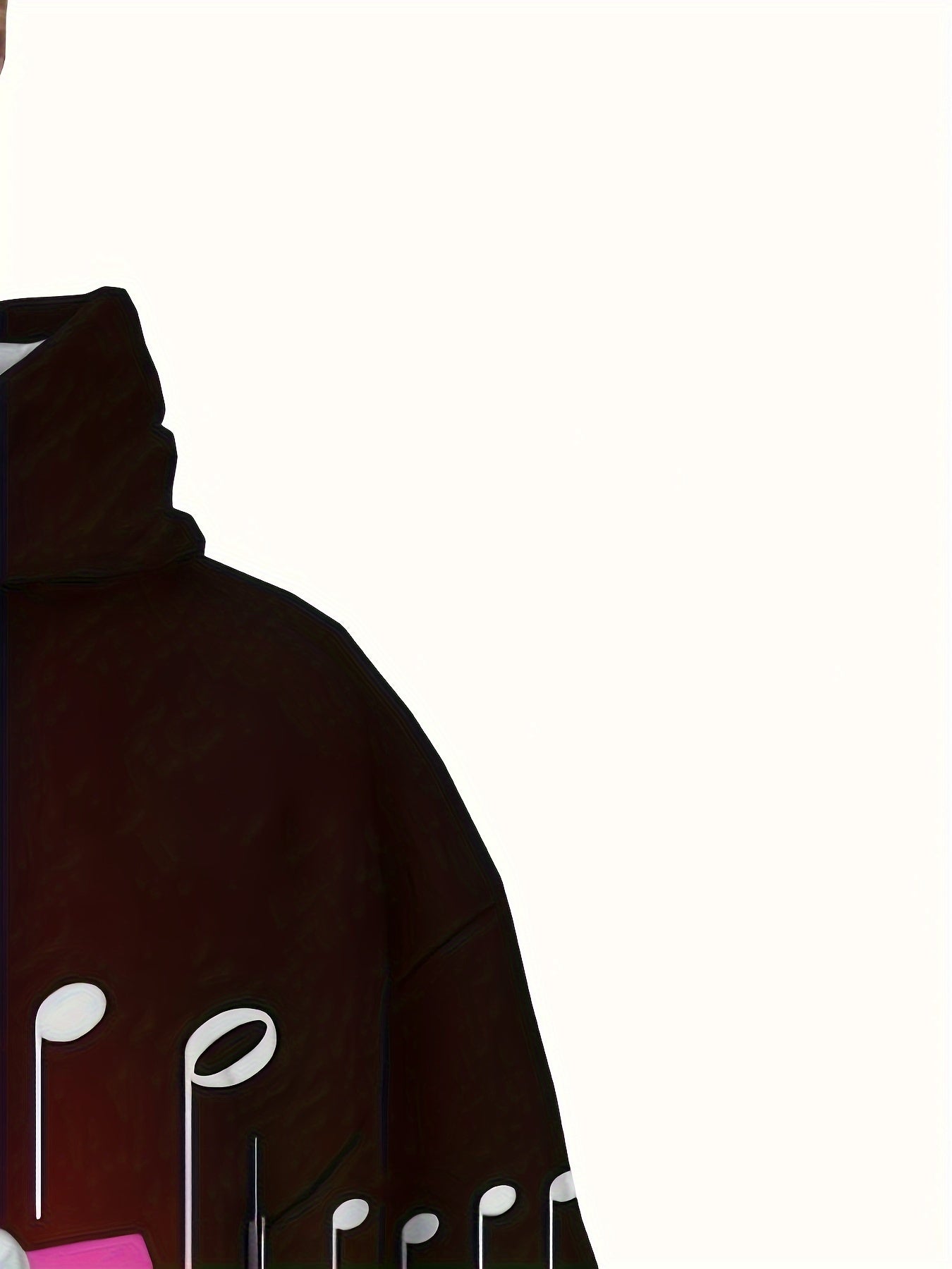 Earphone And Music Note Print Boy's Hoodie Kids Casual Long Sleeve