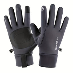 Winter Cycling Gloves Warm Polar Fleece Touch Screen Full Finger Gloves