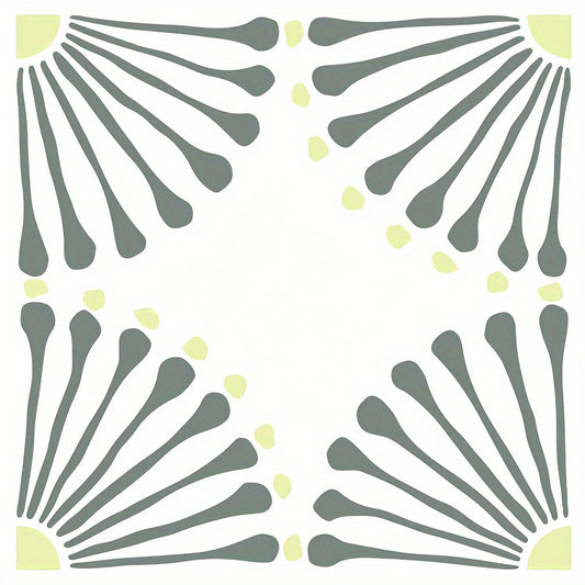 10pcs Boho Floor Tile Sticker Self Adhesive Waterproof Heat Resistant