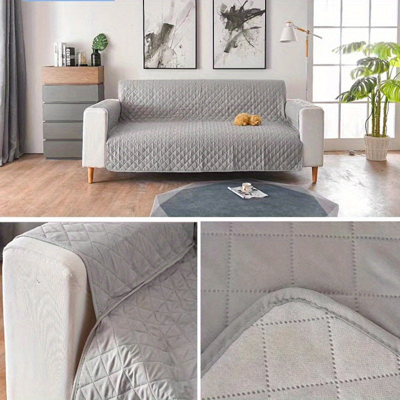 Waterproof Reversible Sofa Cover for Pets and Dogs Furniture Protector