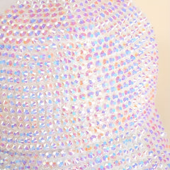 Rhinestone Baseball Cap Adjustable Sun Hats for Women