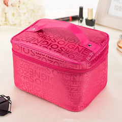 Large Capacity Travel Cosmetic Bag Waterproof Zipper Organizer