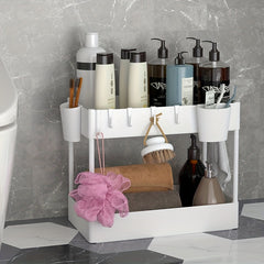 Double Layer Storage Rack Kitchen Sink Disassembly and Storage