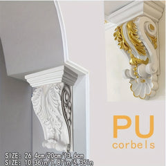 European PU Beam Joist Head Column Decoration Elephant Trunk Plaster Line