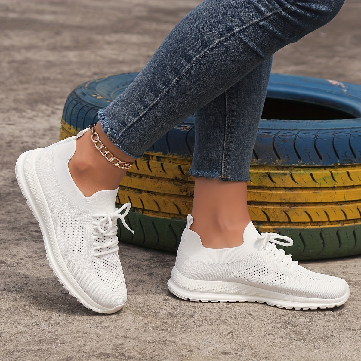 Women's Walking Shoes Tennis Sneakers Mesh Sports Shoes