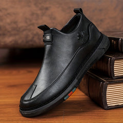 Men's Casual PU Mid Sneakers Outdoor Sports Shoes